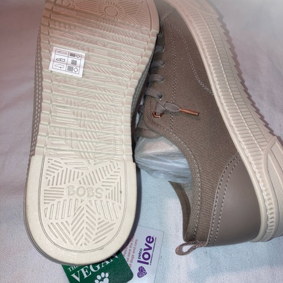 BOBS from Skechers Taupe Lace-Up Sneakers - Picture 10 of 12
